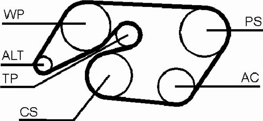 CONTINENTAL 6PK2100K1 - Поликлиновый ременный комплект abcparts.ee