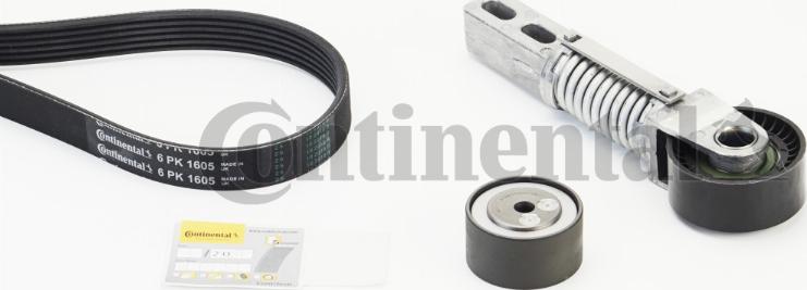 CONTINENTAL 6PK1605K1 - Поликлиновый ременный комплект abcparts.ee