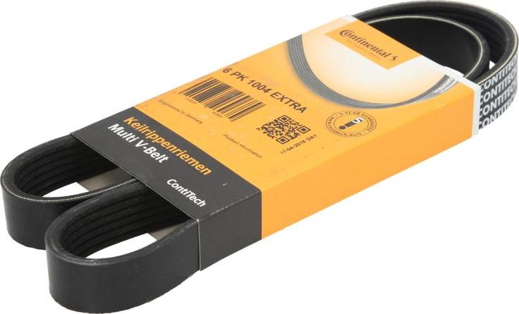 CONTINENTAL 6PK1004 EXTRA - Поликлиновой ремень abcparts.ee