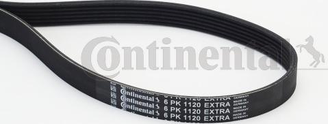 CONTINENTAL 6PK1120 EXTRA - Поликлиновой ремень abcparts.ee
