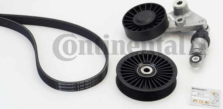 CONTINENTAL 6PK1873K3 - Поликлиновый ременный комплект abcparts.ee