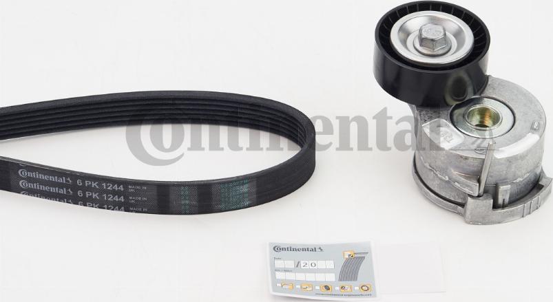 CONTINENTAL 6PK1244K2 - Поликлиновый ременный комплект abcparts.ee