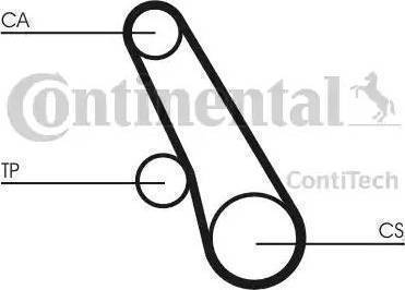 CONTINENTAL CT991K1 - Комплект зубчатого ремня ГРМ abcparts.ee