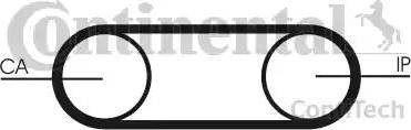 CONTINENTAL CT541 - Зубчатый ремень ГРМ abcparts.ee