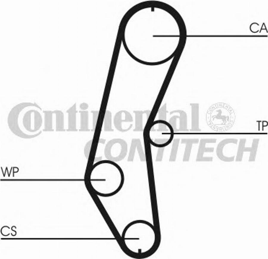 CONTINENTAL CT666K1 - Комплект зубчатого ремня ГРМ abcparts.ee