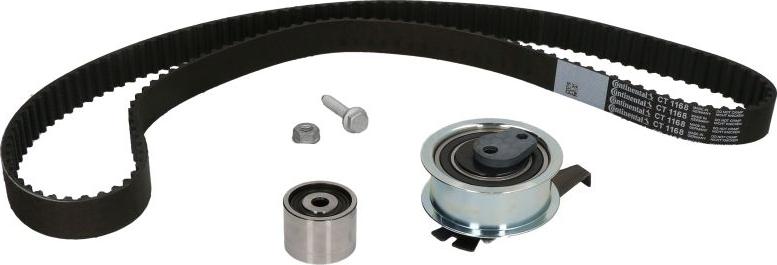 CONTINENTAL CT 1168 K2 - Комплект зубчатого ремня ГРМ abcparts.ee