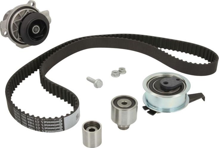 CONTINENTAL CT 1168 WP9 - Водяной насос + комплект зубчатого ремня ГРМ abcparts.ee