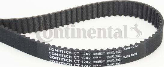 CONTINENTAL CT1242 - Зубчатый ремень ГРМ abcparts.ee