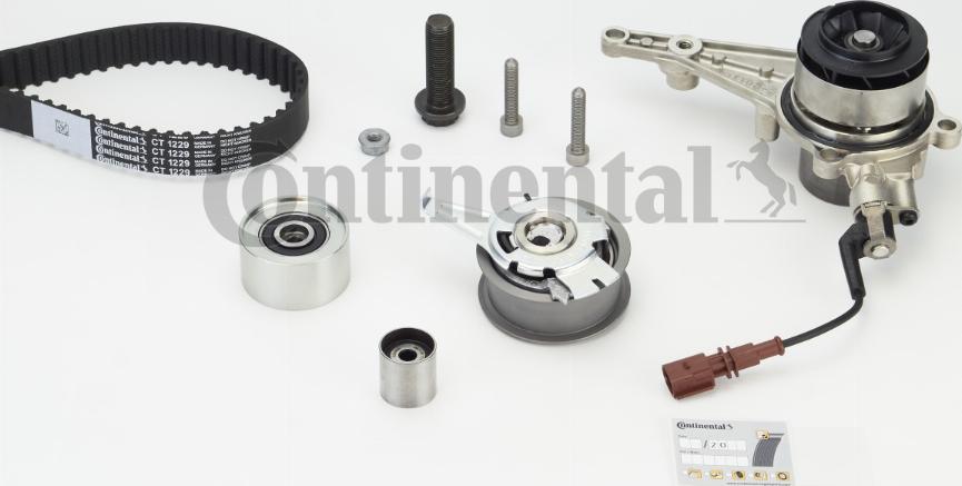 CONTINENTAL CT1229WP1 - Водяной насос + комплект зубчатого ремня ГРМ abcparts.ee