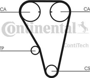 CONTINENTAL CT803K1 - Комплект зубчатого ремня ГРМ abcparts.ee