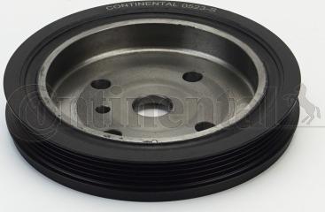 CONTINENTAL VD1207 - Шкив коленчатого вала abcparts.ee