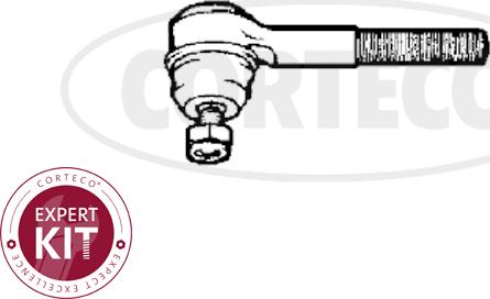 Corteco 49401260 - Наконечник рулевой тяги, шарнир abcparts.ee