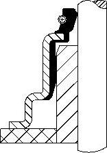 Corteco 49188183 - Уплотнительное кольцо, стержень клапана abcparts.ee