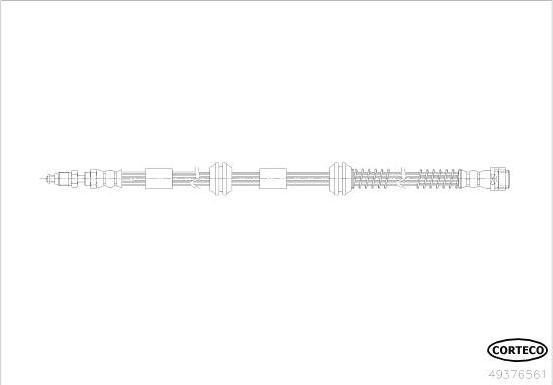 Corteco 49376561 - Тормозной шланг abcparts.ee