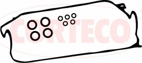 Corteco 440164P - Комплект прокладок, крышка головки цилиндра abcparts.ee