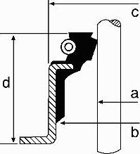 Corteco 19026652 - Уплотнительное кольцо, стержень клапана abcparts.ee