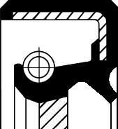 Corteco 19035150B - Уплотняющее кольцо, коленчатый вал abcparts.ee