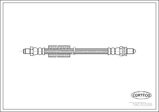 Corteco 19030288 - Тормозной шланг abcparts.ee
