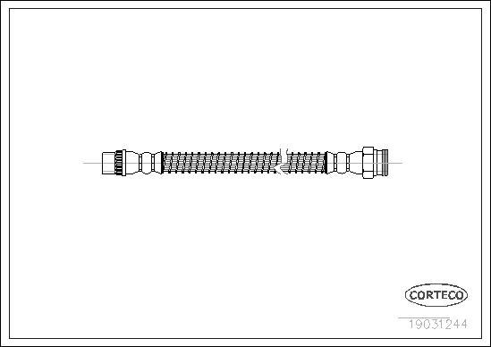 Corteco 19031244 - Тормозной шланг abcparts.ee