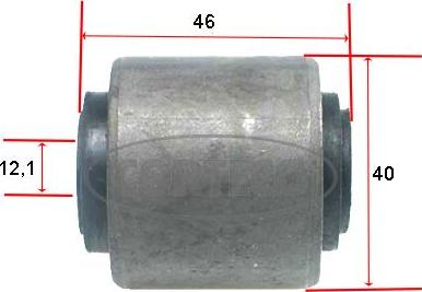 Corteco 21652444 - Сайлентблок, рычаг подвески колеса abcparts.ee