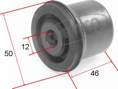 Corteco 21652445 - Сайлентблок, рычаг подвески колеса abcparts.ee