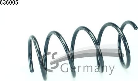 CS Germany 14.636.005 - Пружина ходовой части abcparts.ee