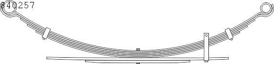 CS Germany 10.840.257.00 - Многолистовая рессора abcparts.ee
