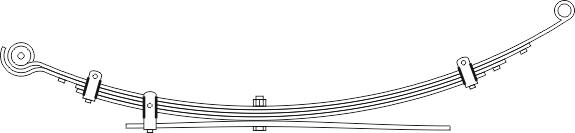 CS Germany 10.840.230.00 - Многолистовая рессора abcparts.ee