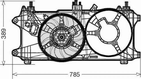 CTR 1209589 - Вентилятор, охлаждение двигателя abcparts.ee