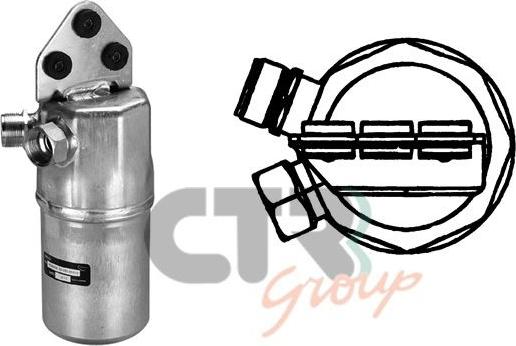 CTR 1211458 - Осушитель, кондиционер abcparts.ee