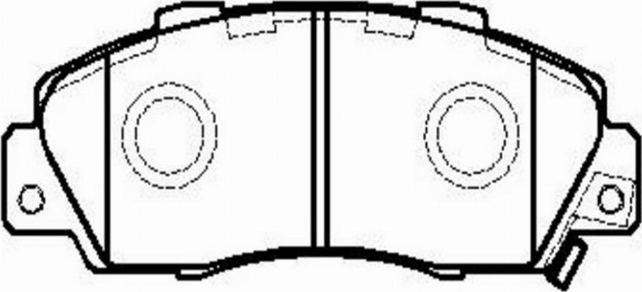 CTR CKHO-1 - Тормозные колодки, дисковые, комплект abcparts.ee