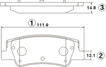 CTR GK1412 - Тормозные колодки, дисковые, комплект abcparts.ee