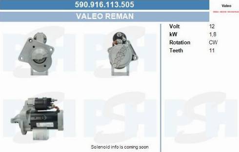 PSH 590.916.113.505 - Стартер abcparts.ee
