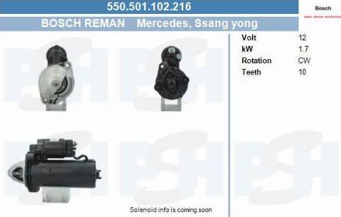 PSH 550.501.102.216 - Стартер abcparts.ee