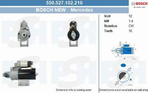 PSH 550.527.102.210 - Стартер abcparts.ee