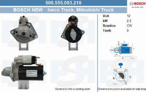 PSH 500.555.093.210 - Стартер abcparts.ee