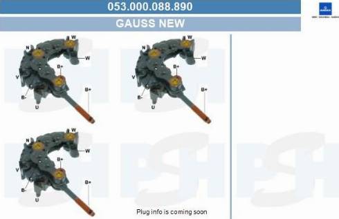 PSH 053.000.088.890 - Выпрямитель, диодный мост, генератор abcparts.ee