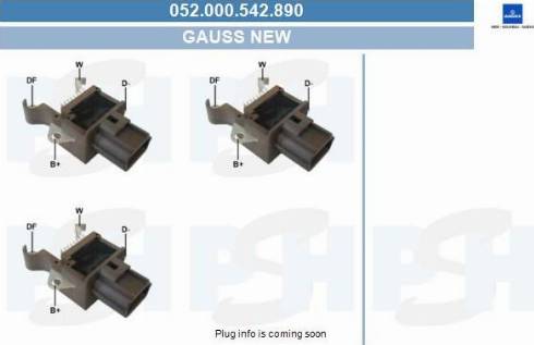 PSH 052.000.542.890 - Регулятор напряжения, генератор abcparts.ee
