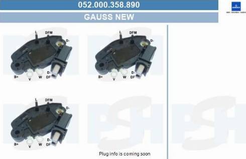 PSH 052.000.358.890 - Регулятор напряжения, генератор abcparts.ee