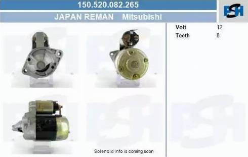 PSH 150.520.082.265 - Стартер abcparts.ee