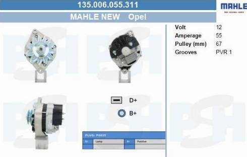 PSH 135.006.055.311 - Генератор abcparts.ee