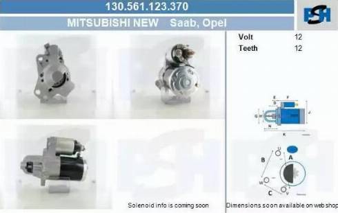 PSH 130.561.123.370 - Стартер abcparts.ee