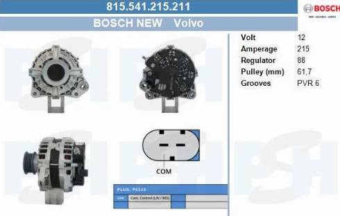 PSH 815.541.215.211 - Генератор abcparts.ee