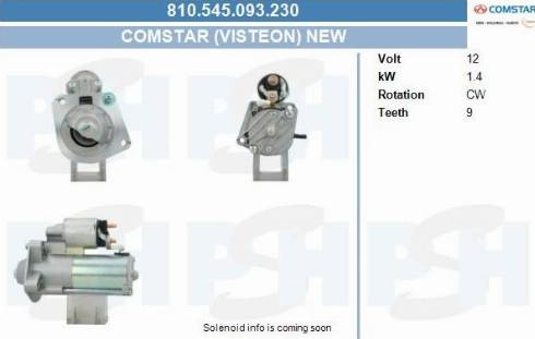 PSH 810.545.093.230 - Стартер abcparts.ee