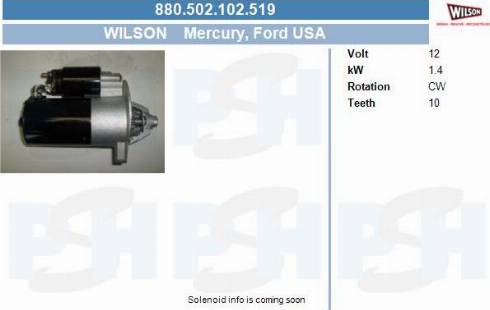 PSH 880.502.102.519 - Стартер abcparts.ee