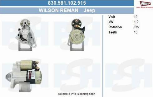 PSH 830.581.102.515 - Стартер abcparts.ee