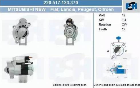 PSH 220.517.123.370 - Стартер abcparts.ee