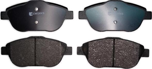 Cworks C11CR0017 - Тормозные колодки, дисковые, комплект abcparts.ee