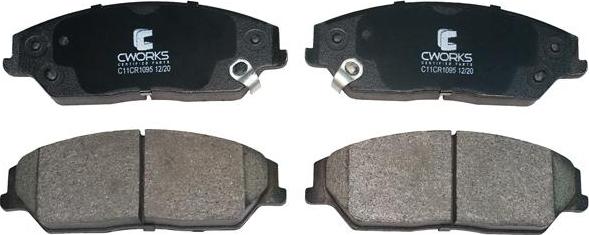 Cworks C11CR1095 - Тормозные колодки, дисковые, комплект abcparts.ee