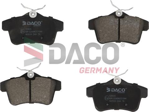 DACO Germany 320605 - Тормозные колодки, дисковые, комплект abcparts.ee
